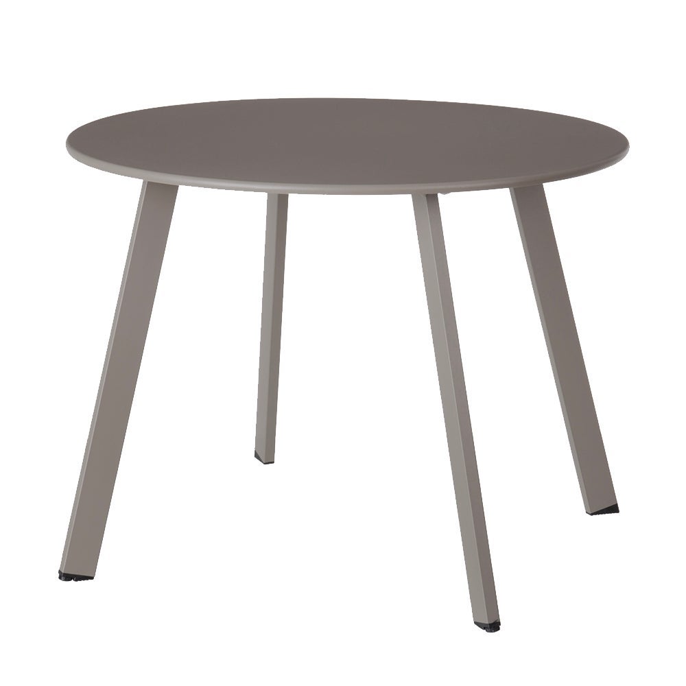 Table d'appoint d'extérieur rond en Acier Gris | Leroy Merlin
