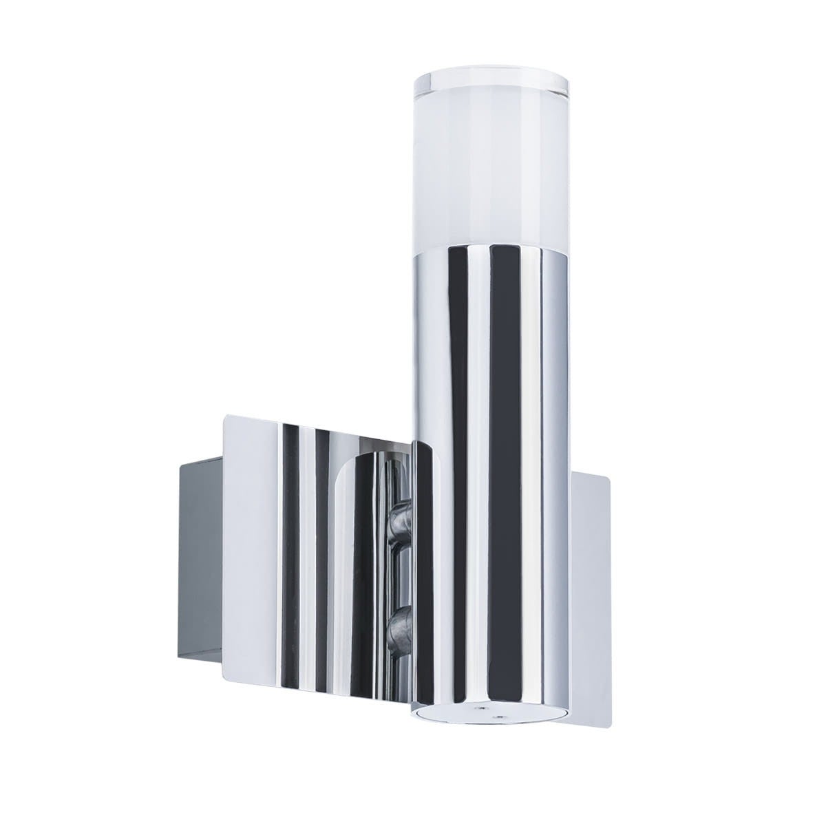 Kinkiet LED ARON chromowany biały 5W Ciepła biel 420lm tkanina wym:18,2x15x8,2cm IP20 Italux