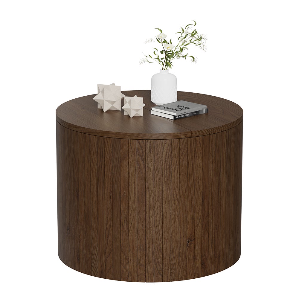 Vicco Stolik kawowy Tavilo, Orzech włoski, 48 x 48 cm - 5