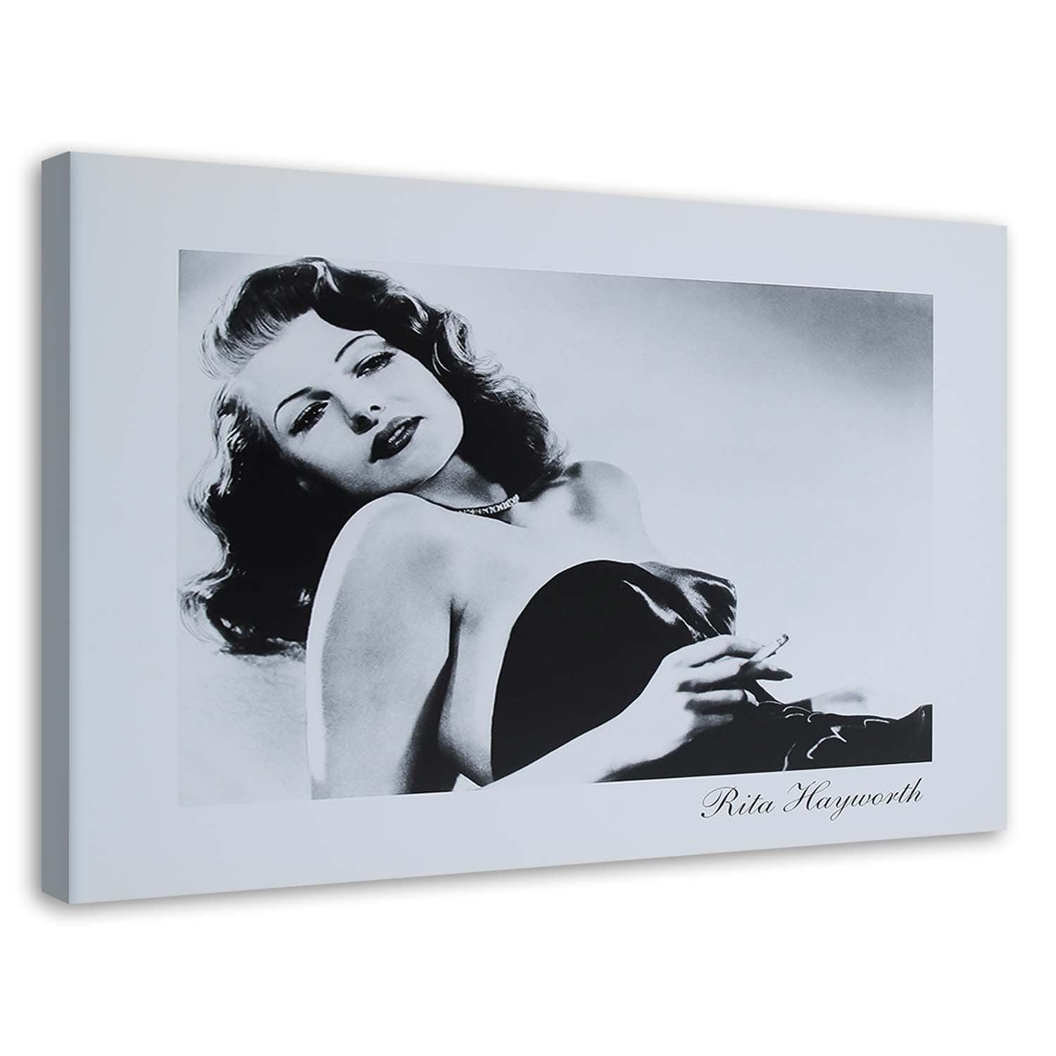 Obraz na płótnie, Rita Hayworth - portret diwy 100x70