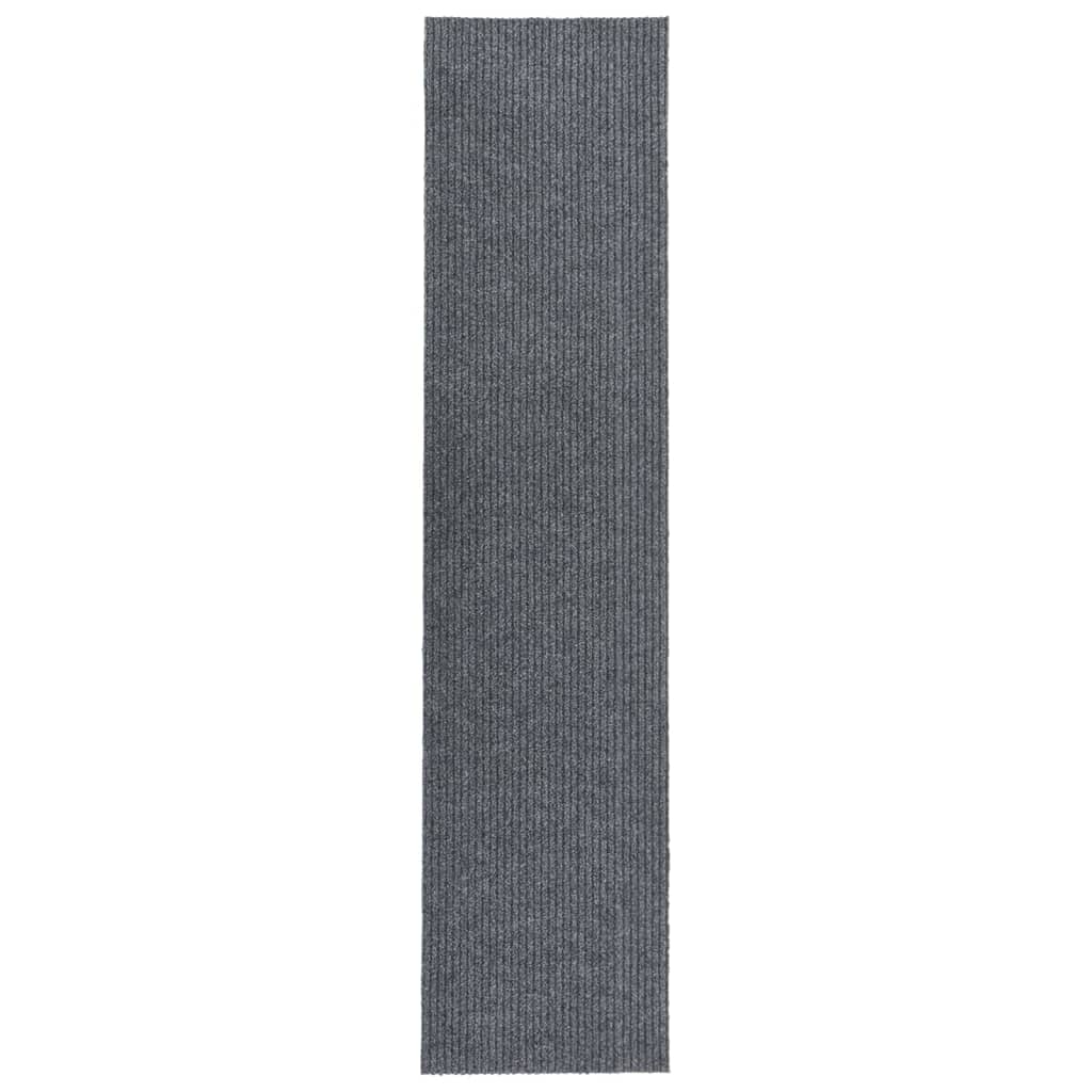 Maison exclusive - alfombra de pasillo atrapa suciedad 100x450 cm gris