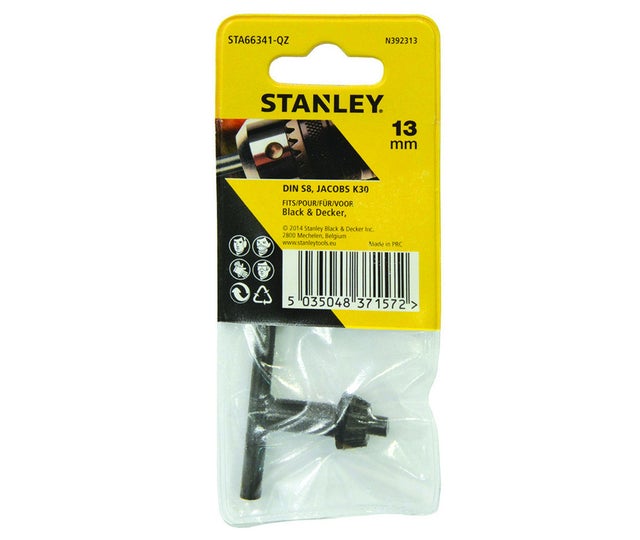Chiave Mandrino Trapano 6mm Quarkzman - 12 Denti, Nera, Confezione Da 3 Pezzi