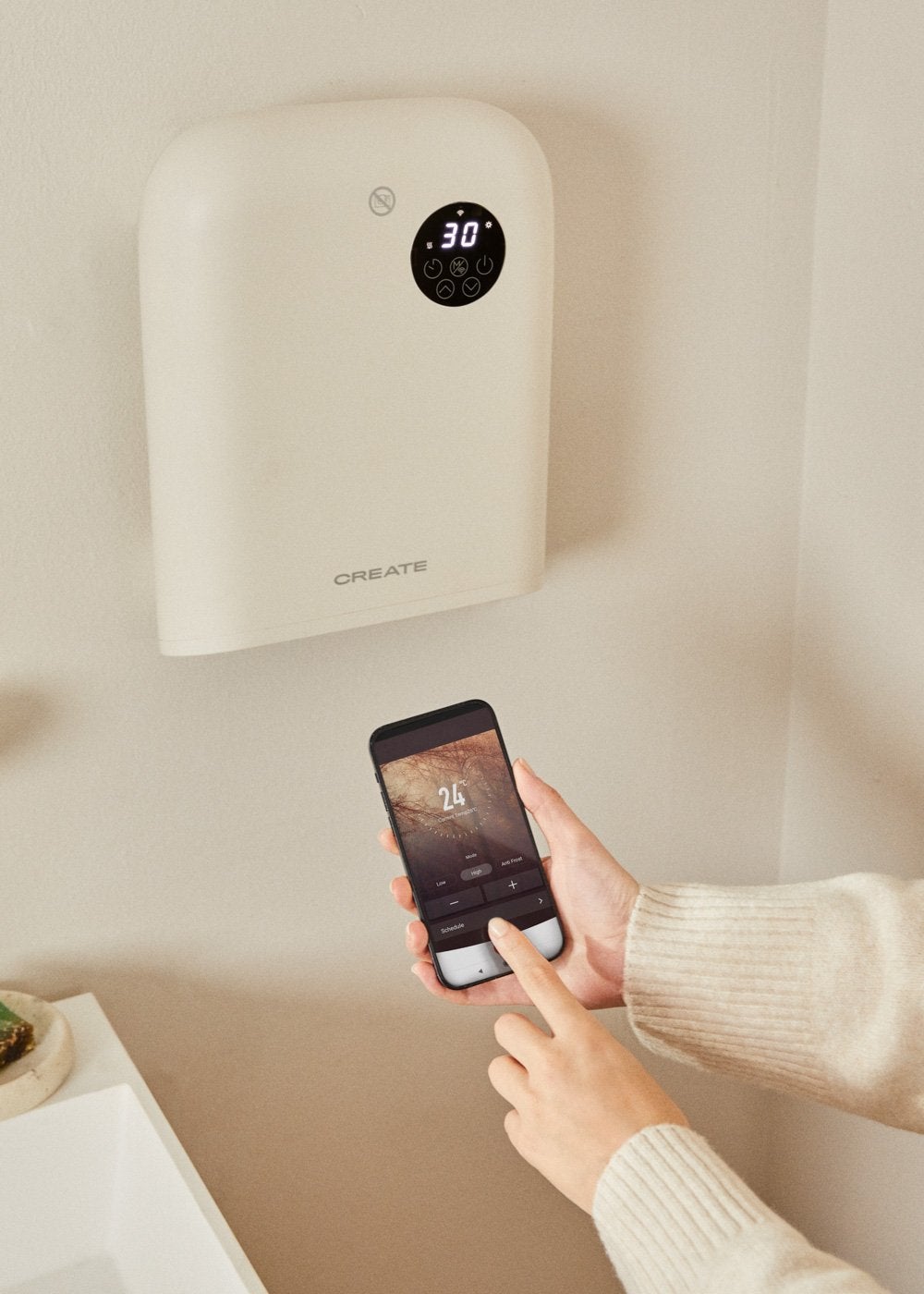 CREATE - WARM WALL - Aquecedor de parede ou de chão com WiFi - 3