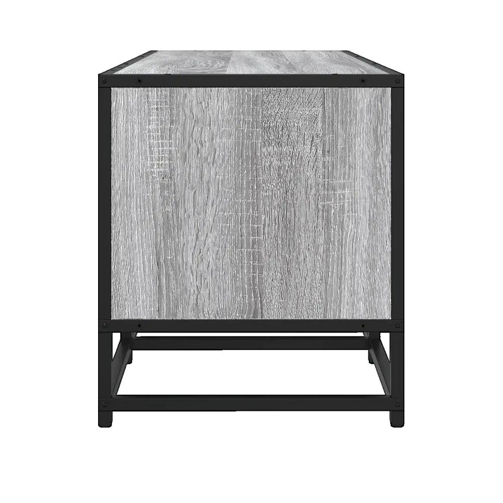 vidaXL Meuble TV sonoma gris 240x35x41 cm bois d'ingénierie - 2