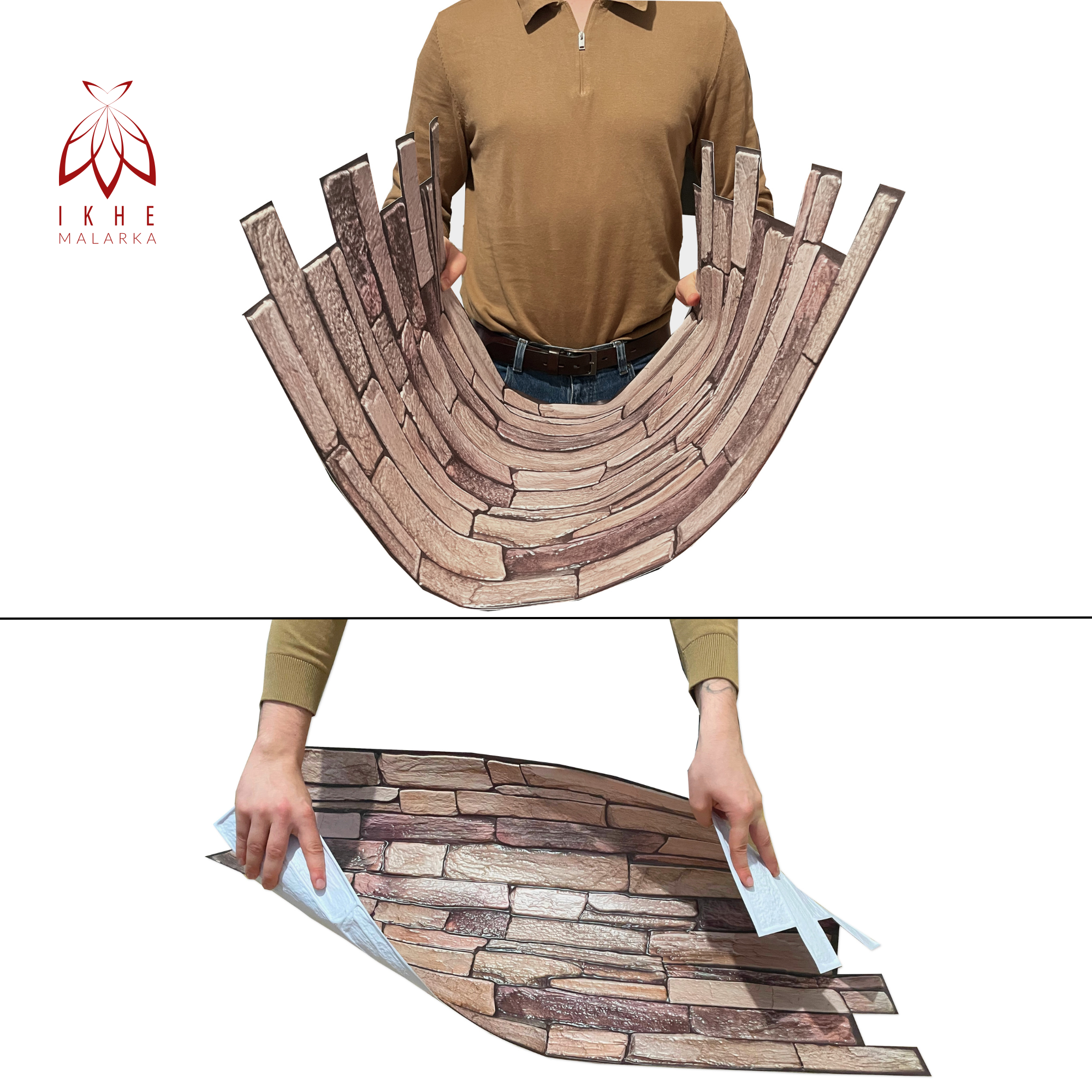 4 m²/10 pièce 3D PVC IMITATION TUILES panneaux muraux revêtement mural DECOR PVC bardage carreaux imitation Natural Stone Slate épaisseur 1mm ! - 6