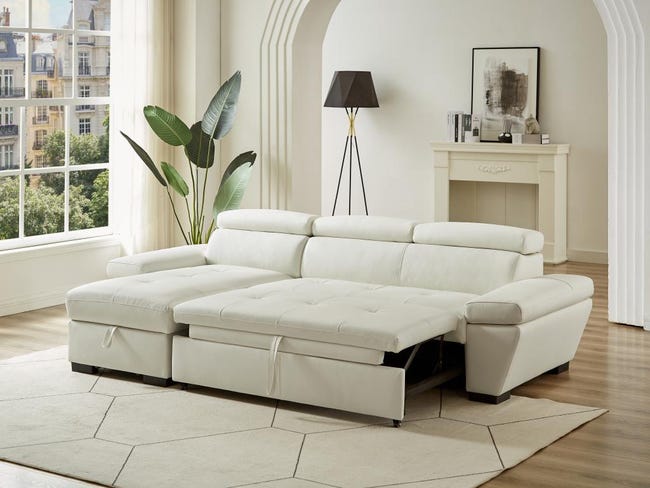 Divano Pelle Angolare Offerte Divano Letto Angolare In Pelle