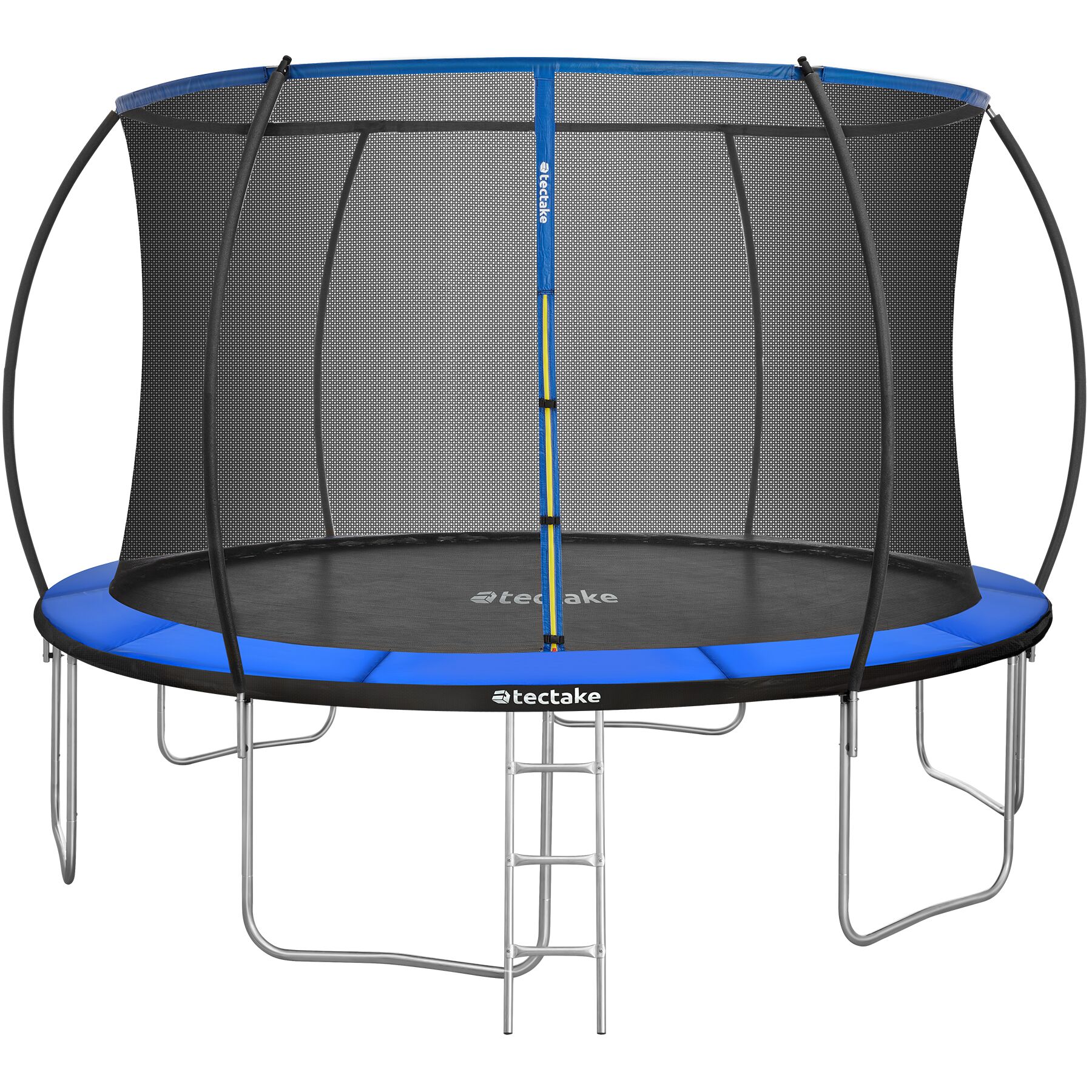 Trampolino diametro 366 cm nero/blu con rete di sicurezza TECTAKE ...