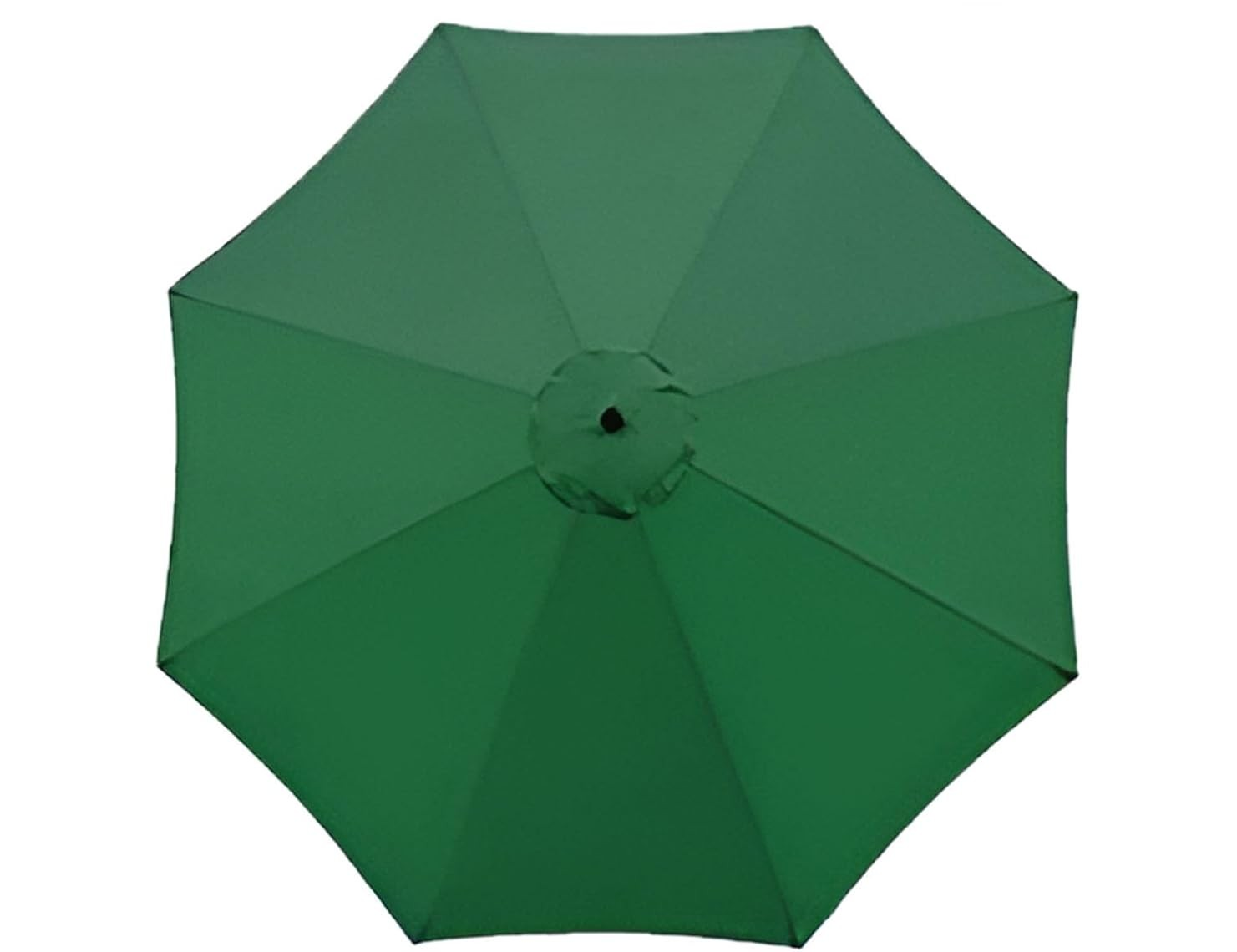 Telo Di Ricambio Per Ombrellone Da Giardino, 2.7m/3m, 8 Stecche, Poliestere UV30+, Impermeabile, Verde