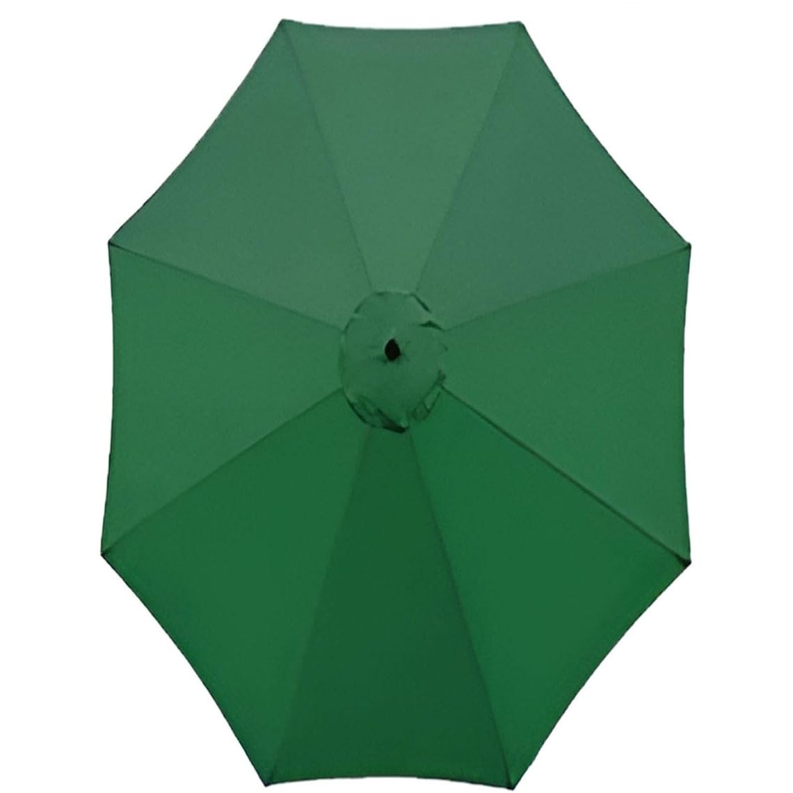 Telo Di Ricambio Per Ombrellone Da Giardino, 2.7m/3m, 8 Stecche, Poliestere UV30+, Impermeabile, Verde