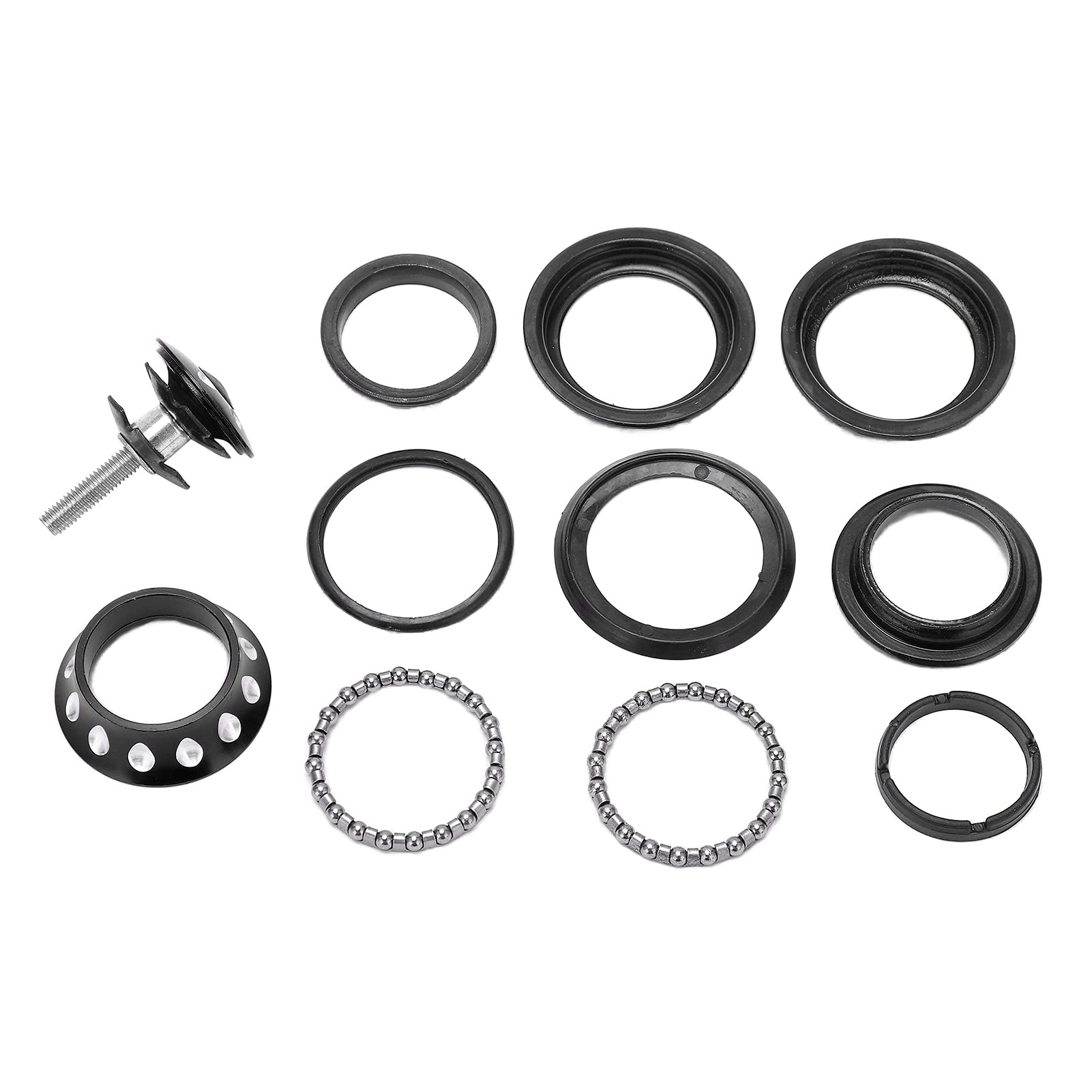 Hezhou 2 Pièces Roulements Casque Vélo 42mm - Jeu Direction Acier Pour VTT Et Route Roulements Scellés Graissés Longue Durée Hezhou 2 Pièces Roulements Casque Vélo 42mm - Jeu Direction Acier Pour VTT Et Route Roulements Scellés Graissés Longue Durée