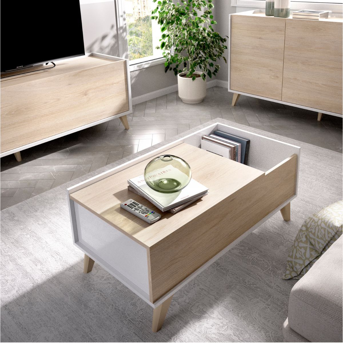 Table basse Ness 41 A X 99 AN X 60 P - 6