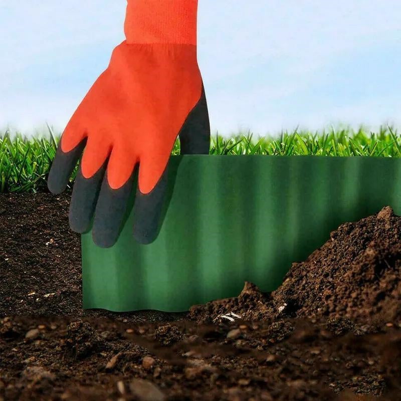 1 rouleau de bordure de jardin, clôture de bordure paysagère, bordure décorative pour plantes et fleurs, accessoires de jardin extérieur, 20 x 900 cm - 4