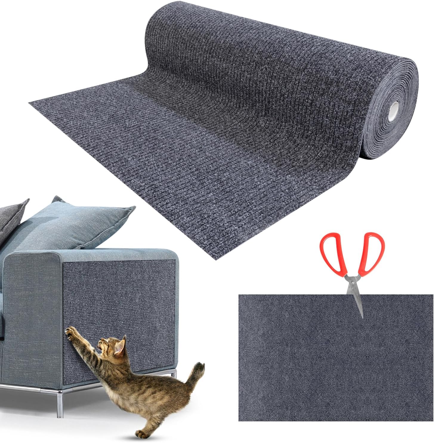 Alfombra Rascador para Gatos,Protector Sofa Gatos Arañazo,Tapete