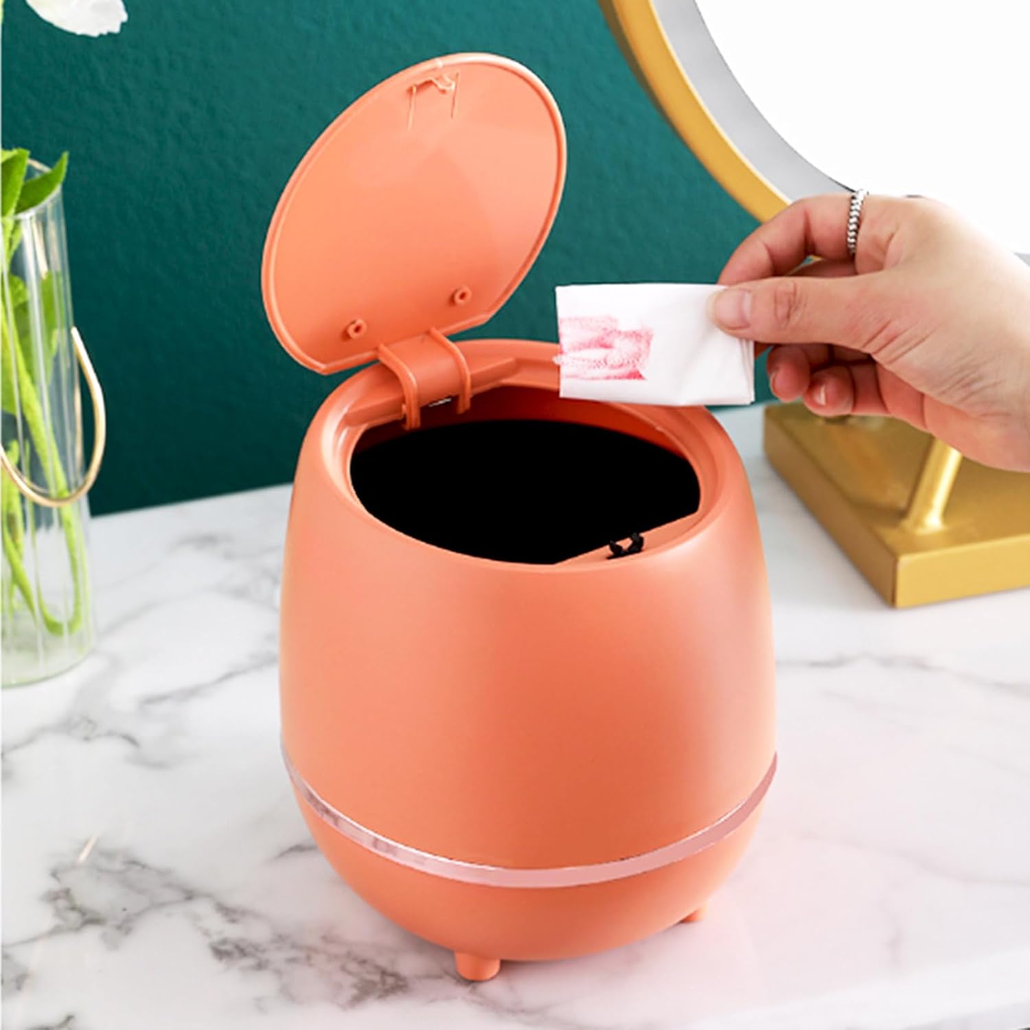 Poubelle Petite Poubelle Avec Couvercle Pour Porte D'Armoire De Cuisine