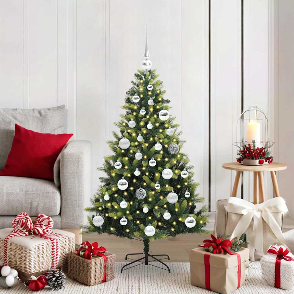 Sztuczna skandynawska choinka z zawiasami 150 LED 120 cm