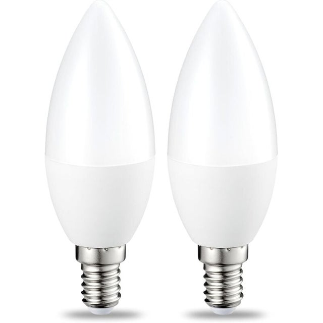 Basics Lot de 2 petites ampoules LED rondes P45 Culot Edison à