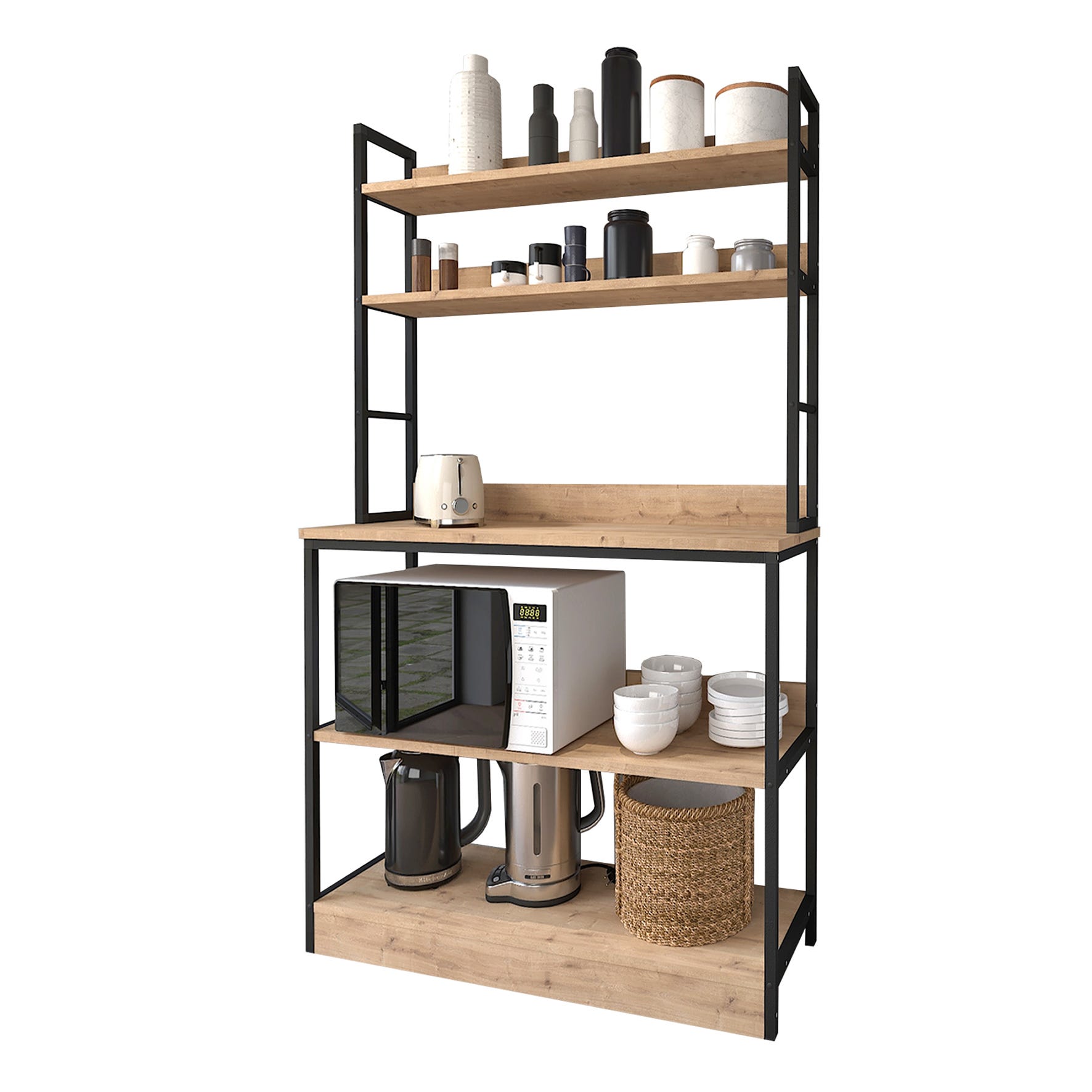 Estantería de Estilo Industrial con estantes de melamina Color safir y Estructura de Acero en Negro - 160x66x34 cm - Buyqualia con Ofertas en | Ofertas Online Estantería de Estilo Industrial con estantes de melamina Color safir y Estructura de Acero en Negro - 160x66x34 cm - Buyqualia con Ofertas en | Ofertas Online