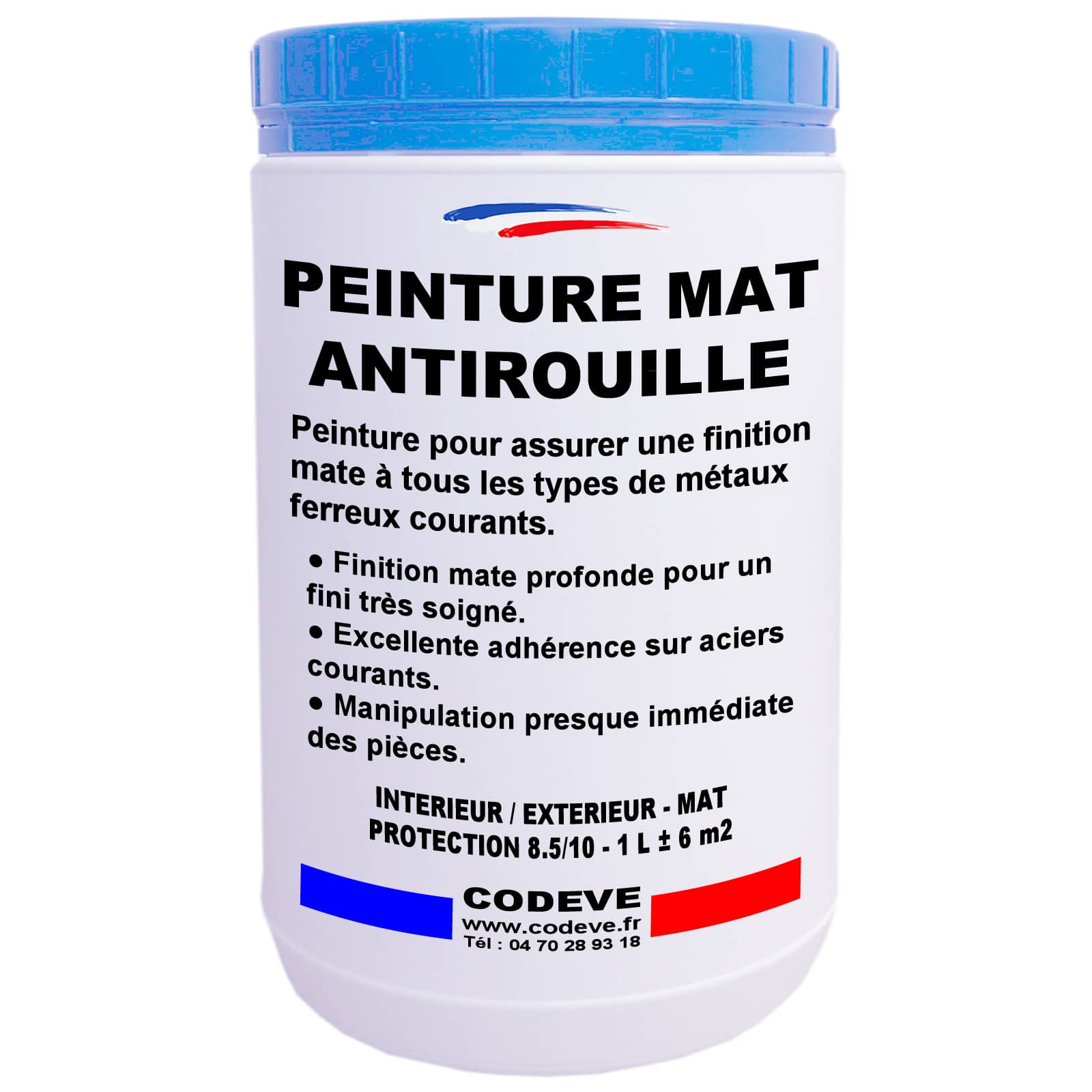 Peinture Antirouille Mat 1 L Codeve Bois 8015 Marron Leroy Merlin — free download