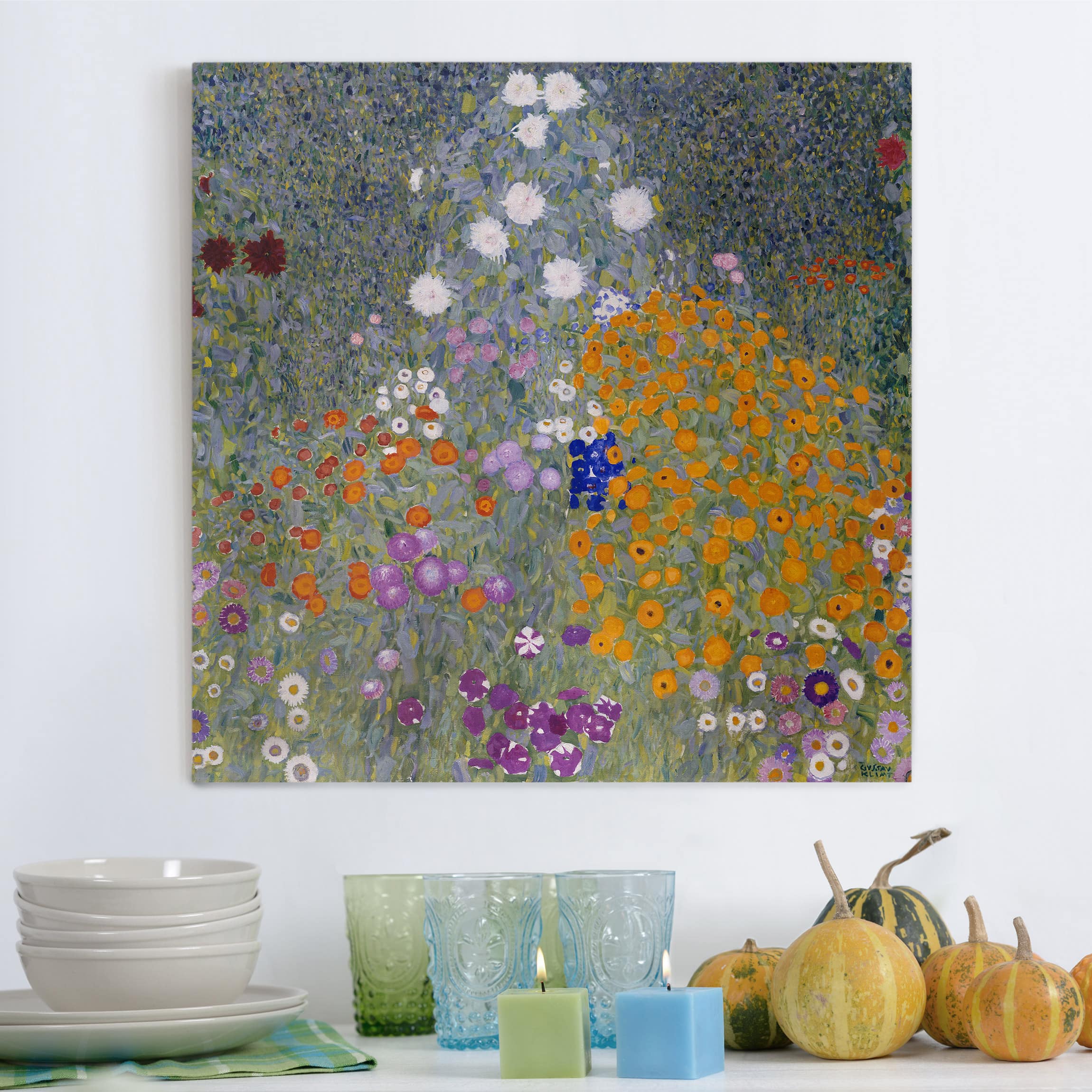 Lienzo cuadro en lienzo bastidor impresion en lienzo morado gustav klimt pintura artista 99 dormitorio salón pasillo comedor 30 x 30 cm