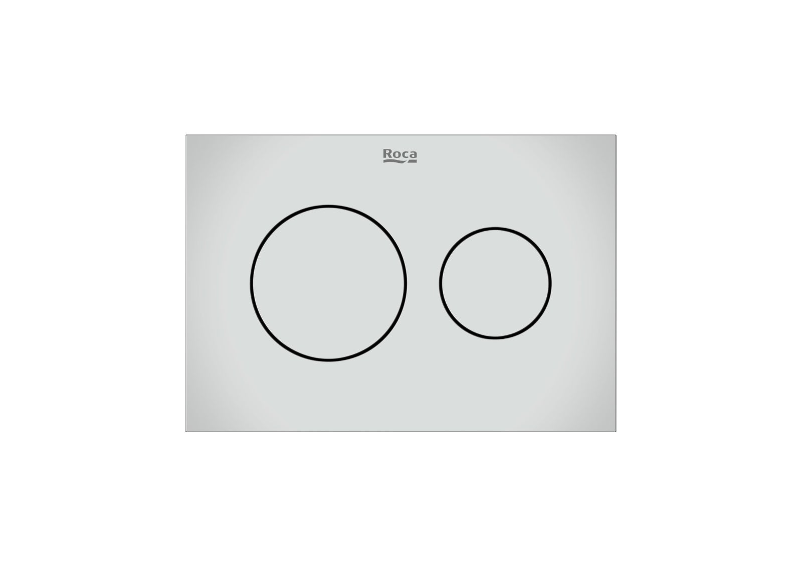 Clapeta actionare Roca A890223301, Dublo S, pentru toaleta, utilizare igienica si eficienta, crom
