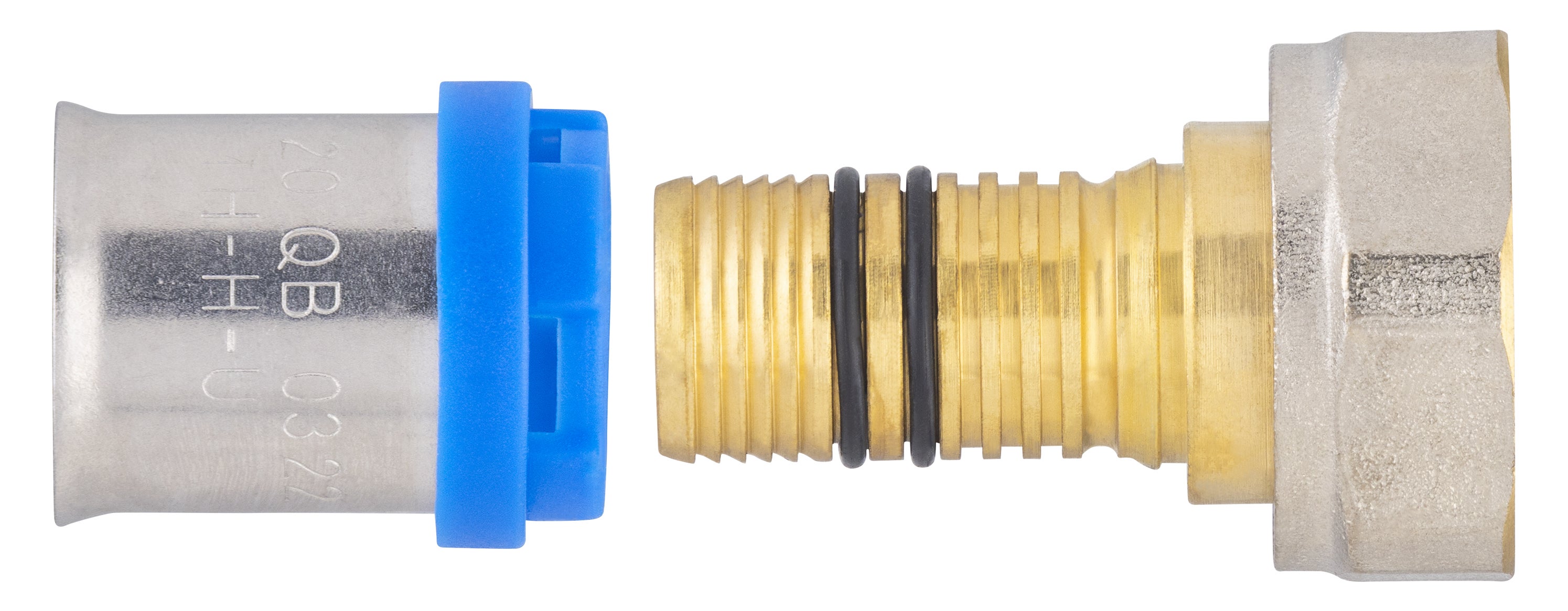 Raccord à sertir écrou libre multicouche Ø20 F20x27 (3/4) NF QUICK PLOMBERIE - 5