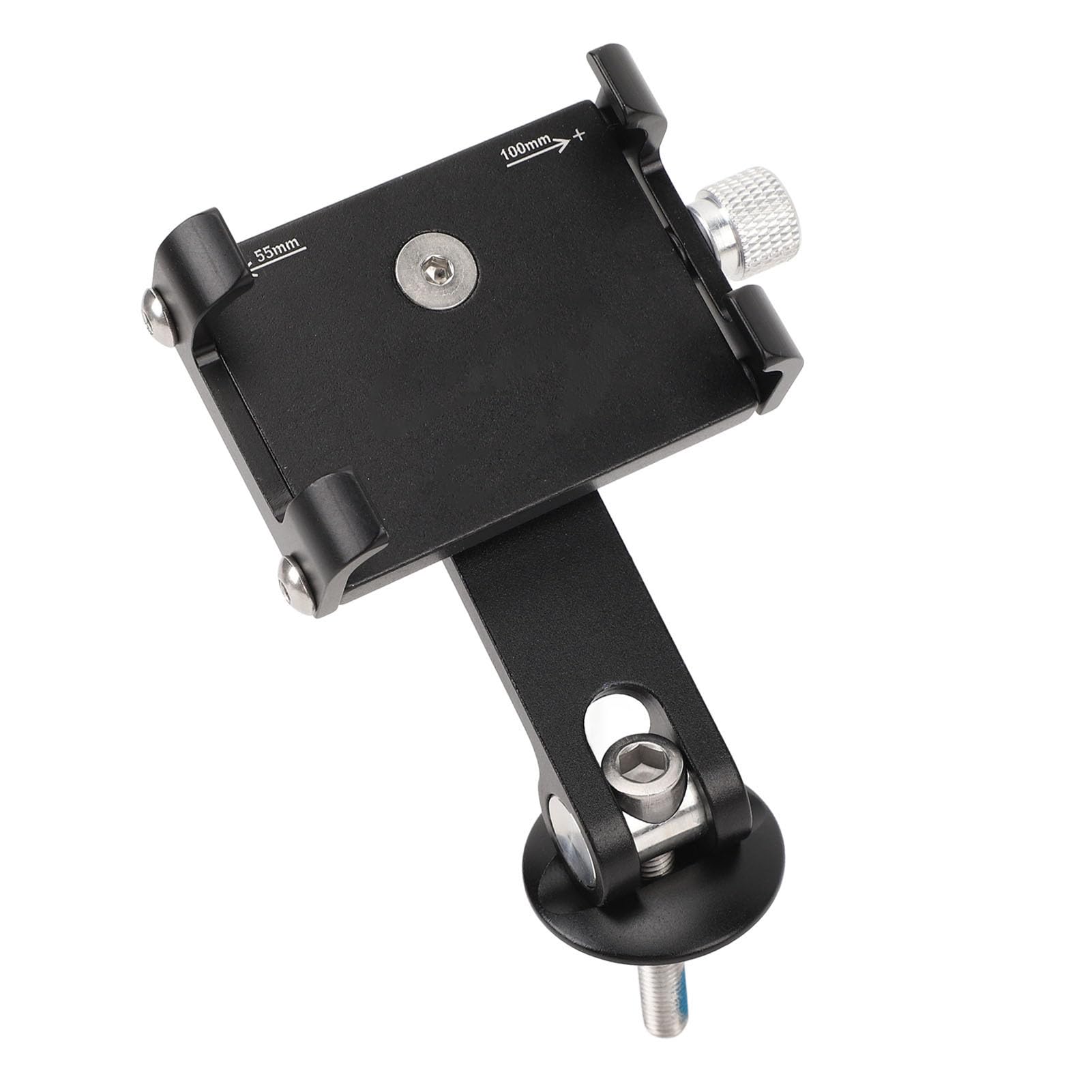 Pokinge Serie Sterzo Esterno In Lega Di Alluminio 34mm Per Mountain Bike E Bici Da Strada - Cuscinetti Sigillati 1-1/8'', Nero