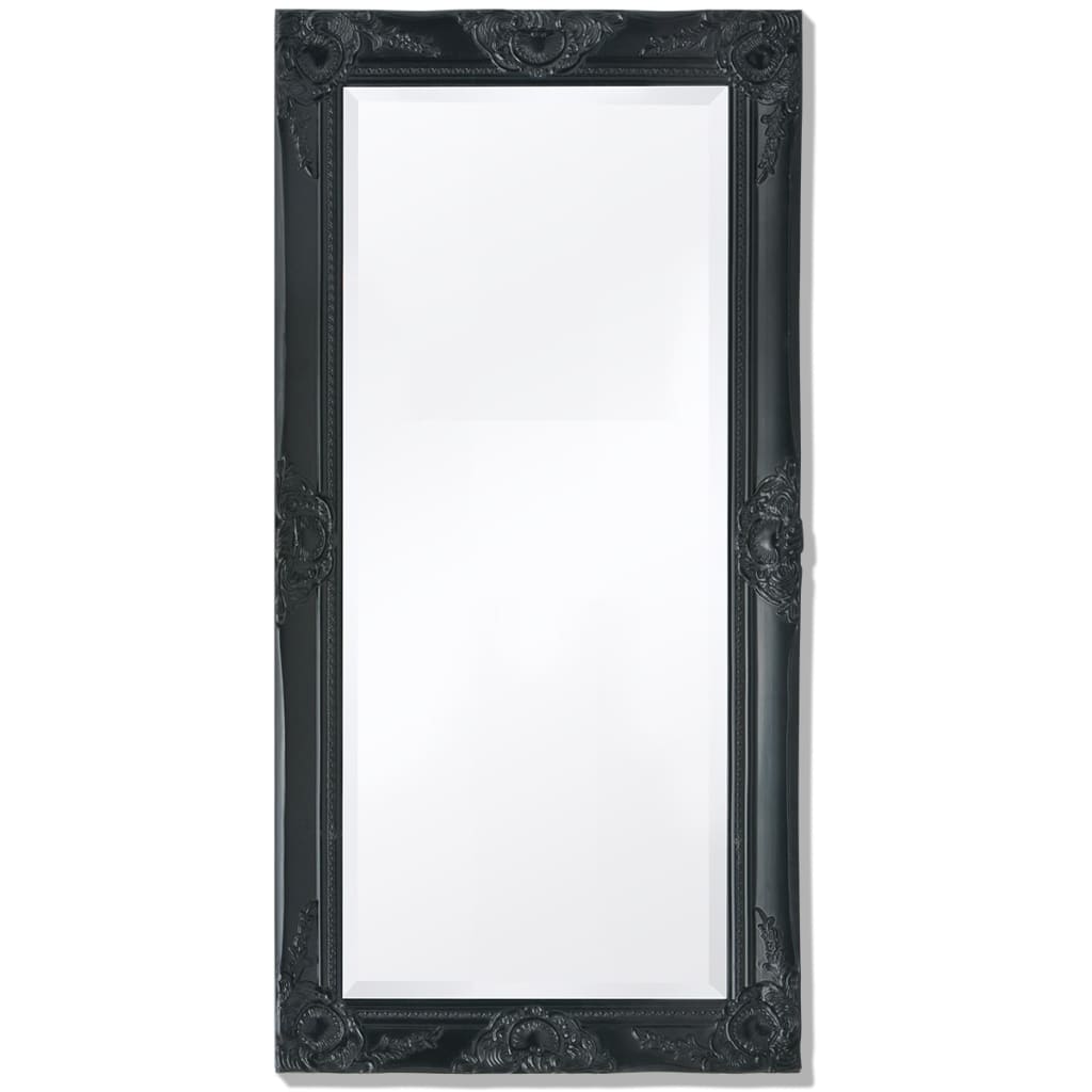 Vidaxl Espejo De Pared Estilo Barroco 100X50 Cm Negro , Leroy Merlin