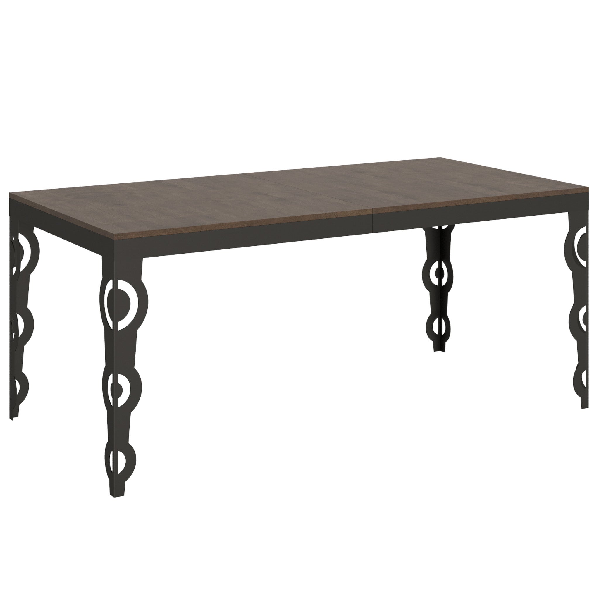 Stół rozkładany Karamay Evolution 90x180/284 cm, rama orzech antracyt