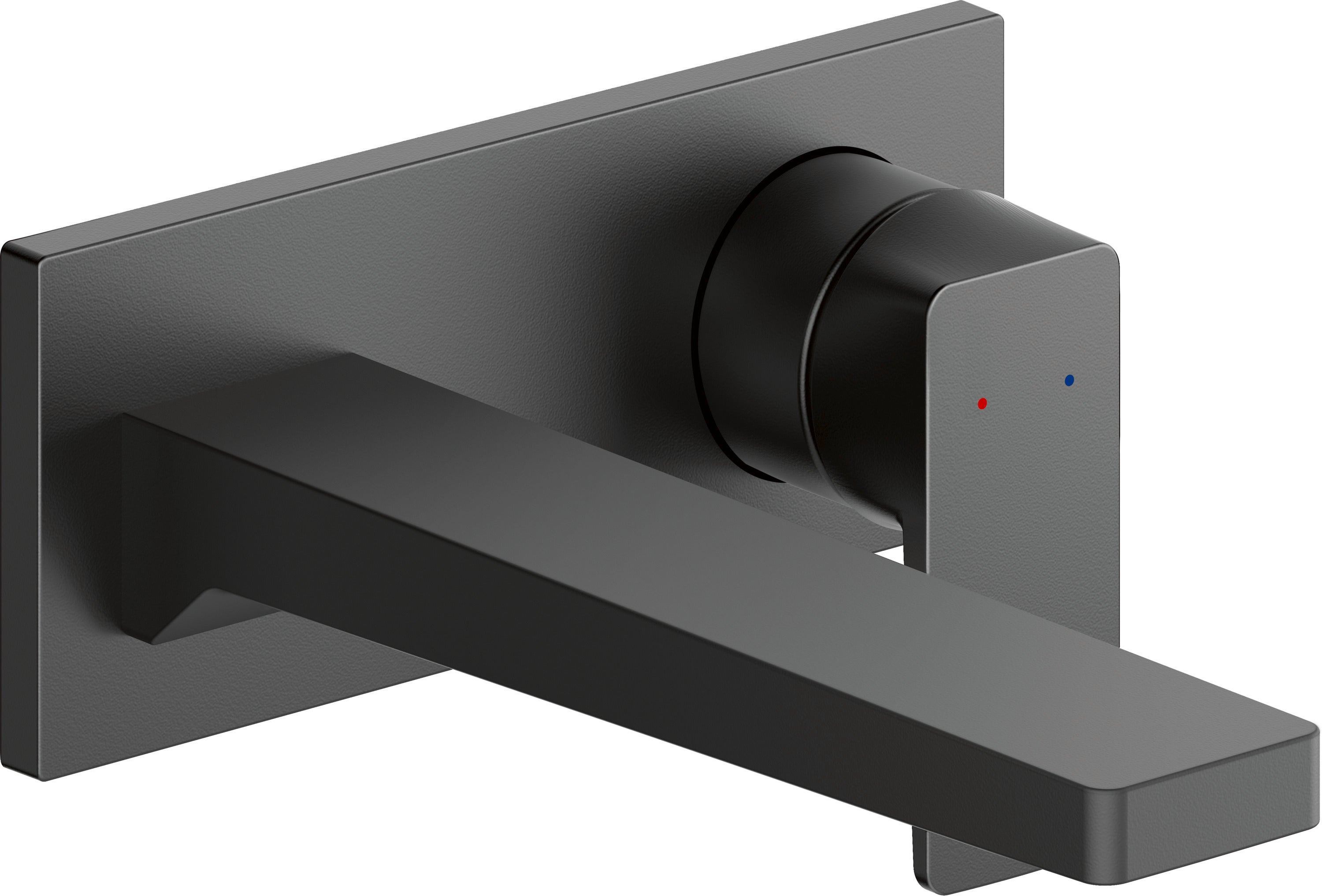 Bateria umywalkowa Duravit Manhattan strumień AirPlus jednouchwytowa czarna