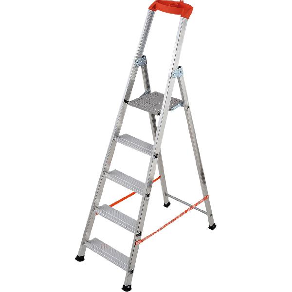 GIERRE STABILA SCALETTA 5 GRADINI IN ALLUMINIO ARANCIONE