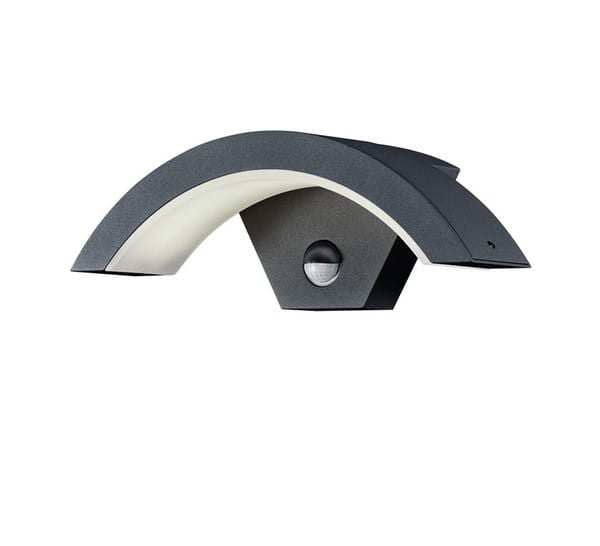 Kinkiet zewnętrzny z czujnikiem OHIO LED 6W Ciepła biel 580lm antracyt wym:10x29,4x29,4cm IP54 Trio