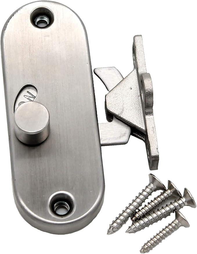 Verrou de porte coulissante à angle droit à 90 degrés - 3