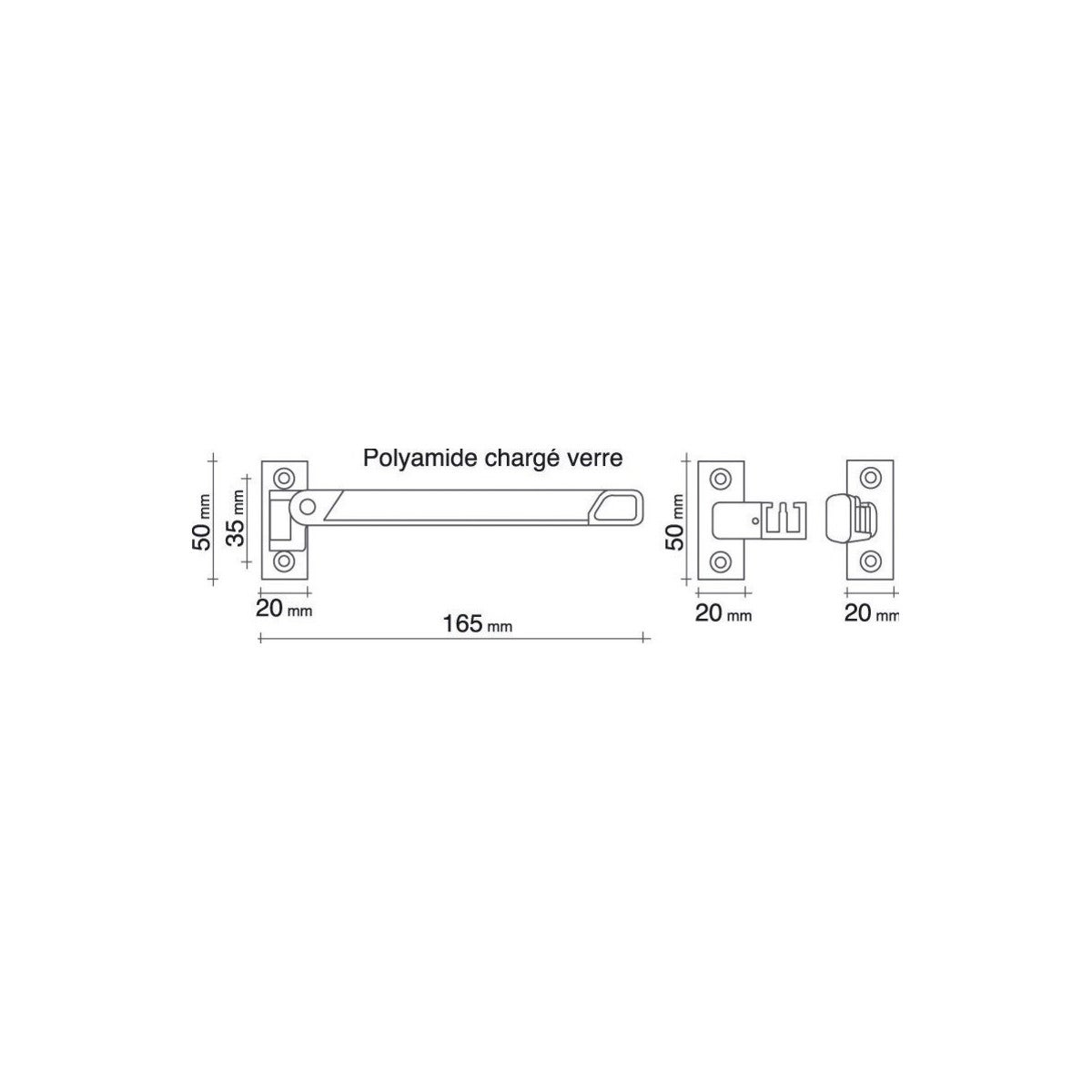 Entrebâilleur Stickair SOCONA PVC Blanc - G21LM - 3