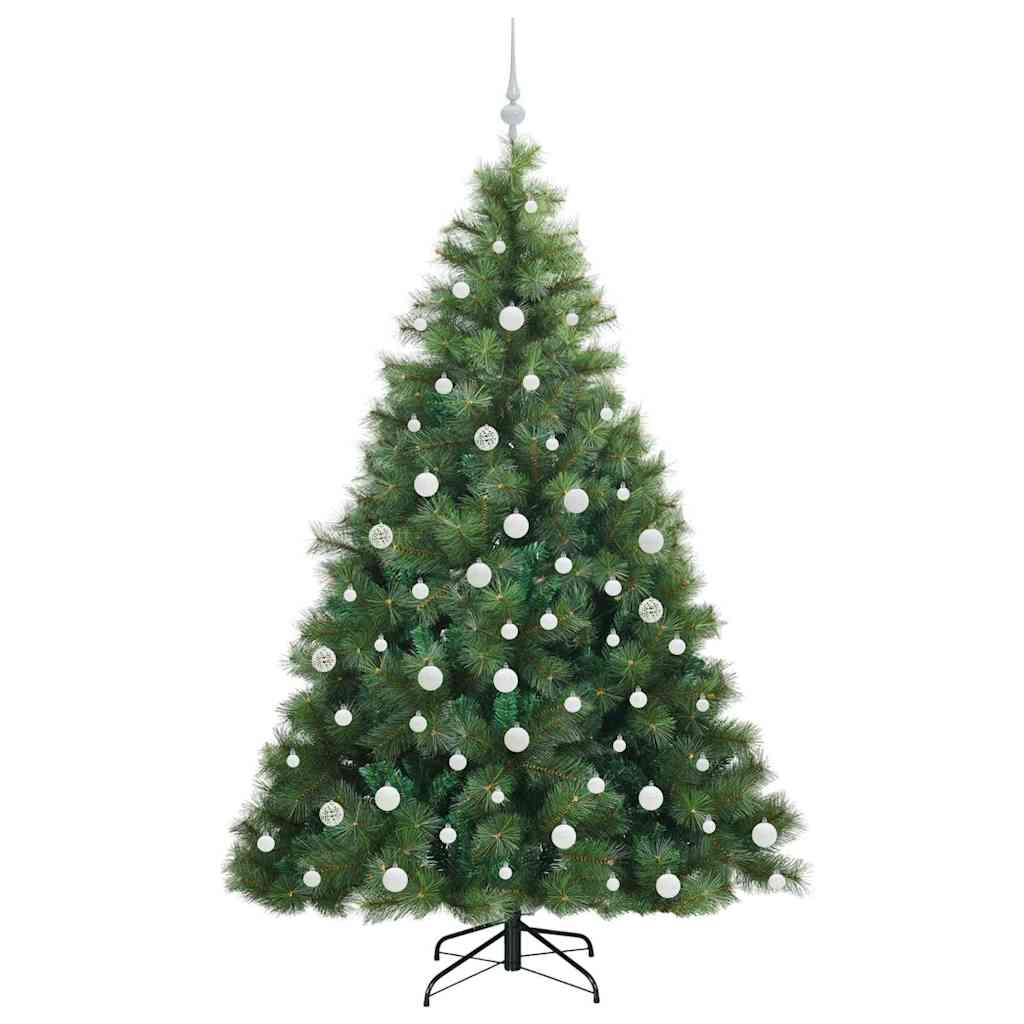 vidaXL Sapin de Noël artificiel avec 300 LED Vert 180 cm PE et PVC - 4
