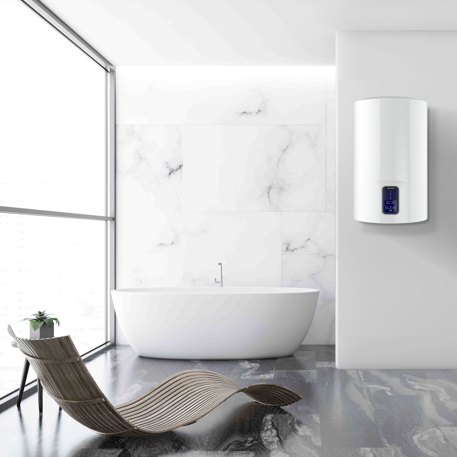 Termoacumulador inteligente, Ariston, LYDOS ECO BLU 100L, Classe Energetica B - 5