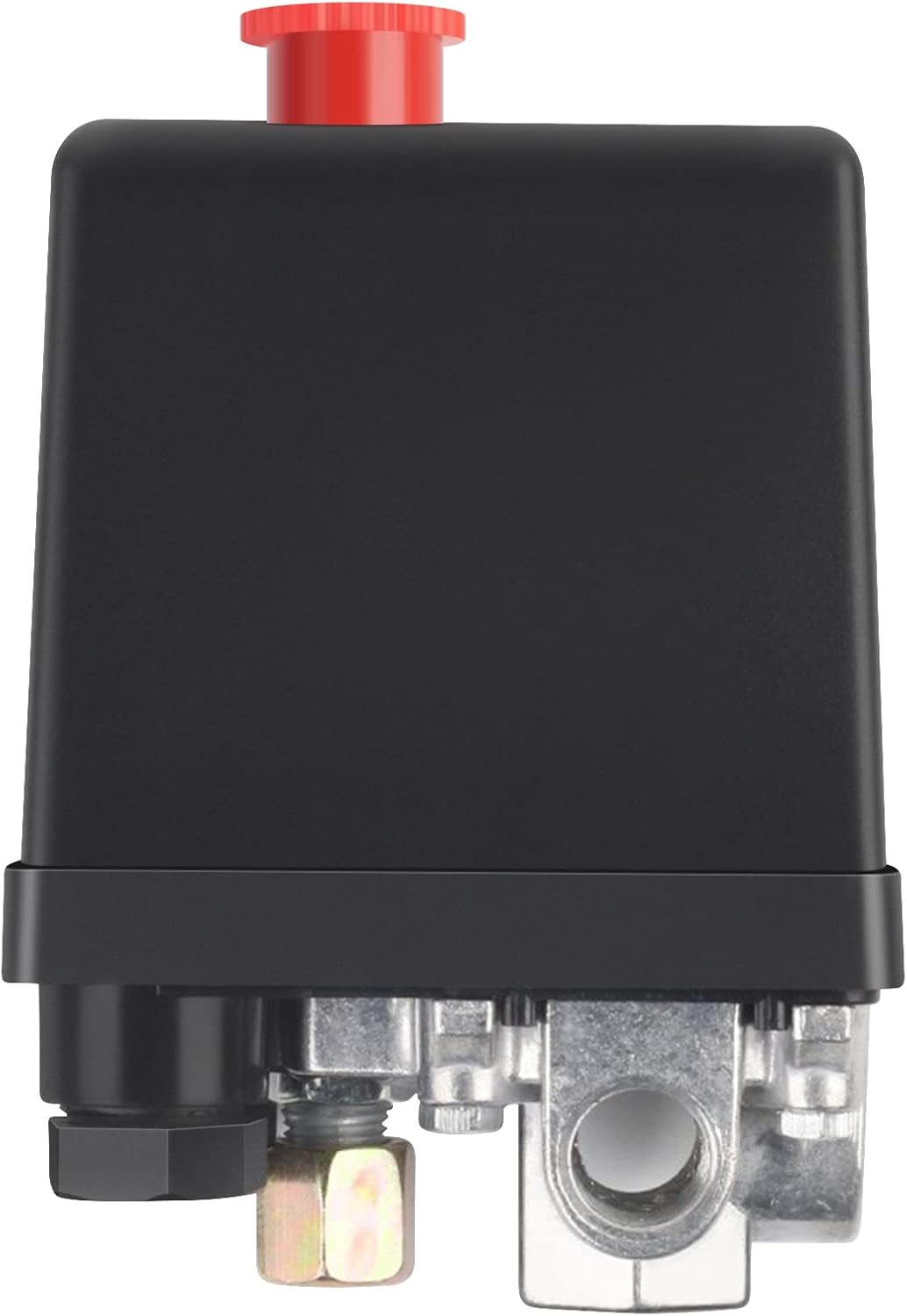 Regolatore Di Pressione Dell'aria Per Compressore A Pistone, Valvola In Acciaio Con 4 Fori, Dimensioni 7x4x4 Cm, Modello 0314482445
