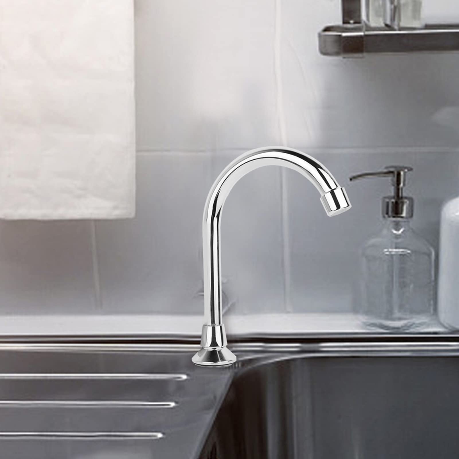 G1/2 łazienka laboratorium umywalka kran nożny medyczny ciepła i zimna woda miedziany kran wodny sterownik nożny