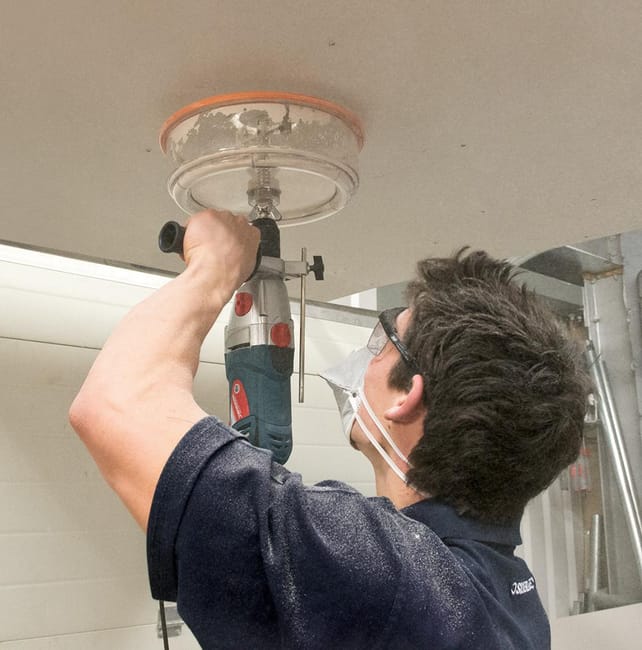 Fresa Scomparsa 67mm 200 Rondelle Con Fresa In Polistirolo 67mm - Utensile Per Lavorazione Del Legno E Fai Da Te Accessori Workshop