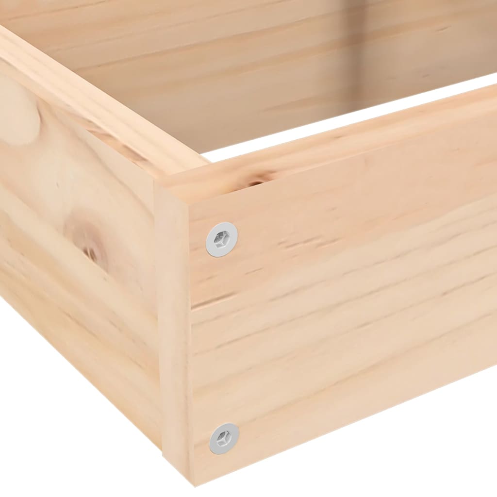 vidaXL Jardinière 4 niveaux 80,5x79x36 cm bois de pin massif - 7