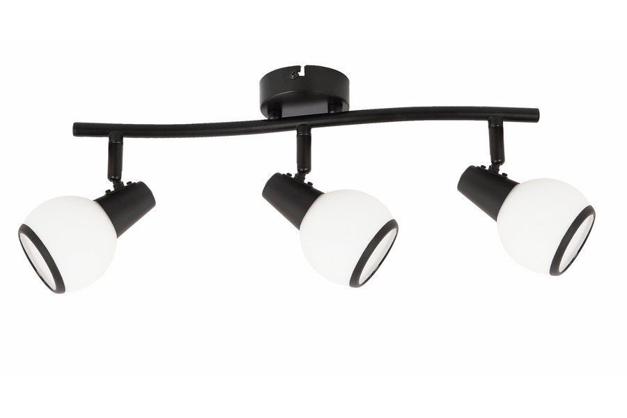 Lampa sufitowa wisząca Loris czarna 3xE14x40W wym: 14 x 45 x 12 cm metal Reality