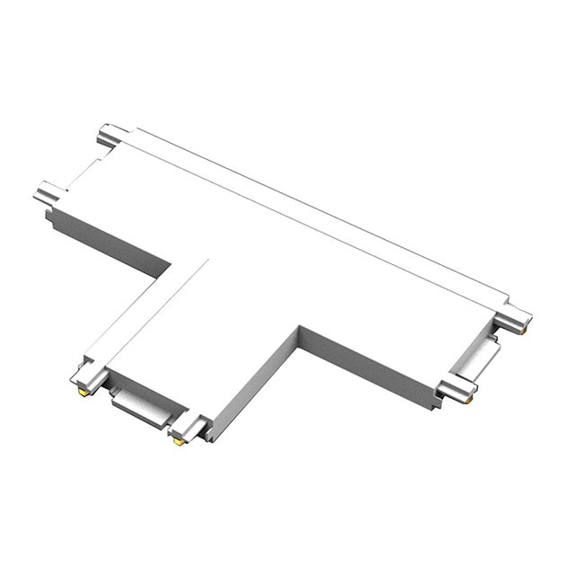 Łącznik Luxo 48V typ T IP20 do szynoprzewodu natynkowego biały mat tracklight MasterLED
