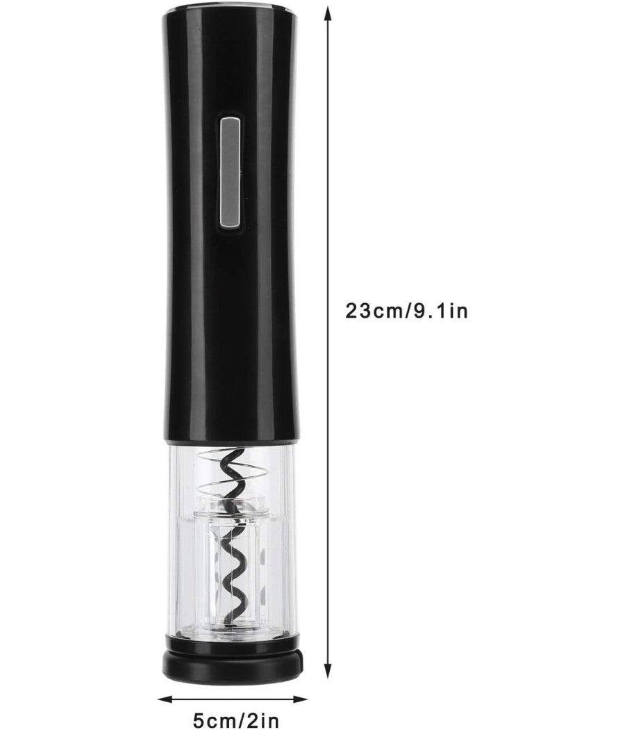 Trade Shop - Cavatappi Apribottiglie Apri Bottiglie Elettrico A Batterie Vino Opener Cutter - - 7