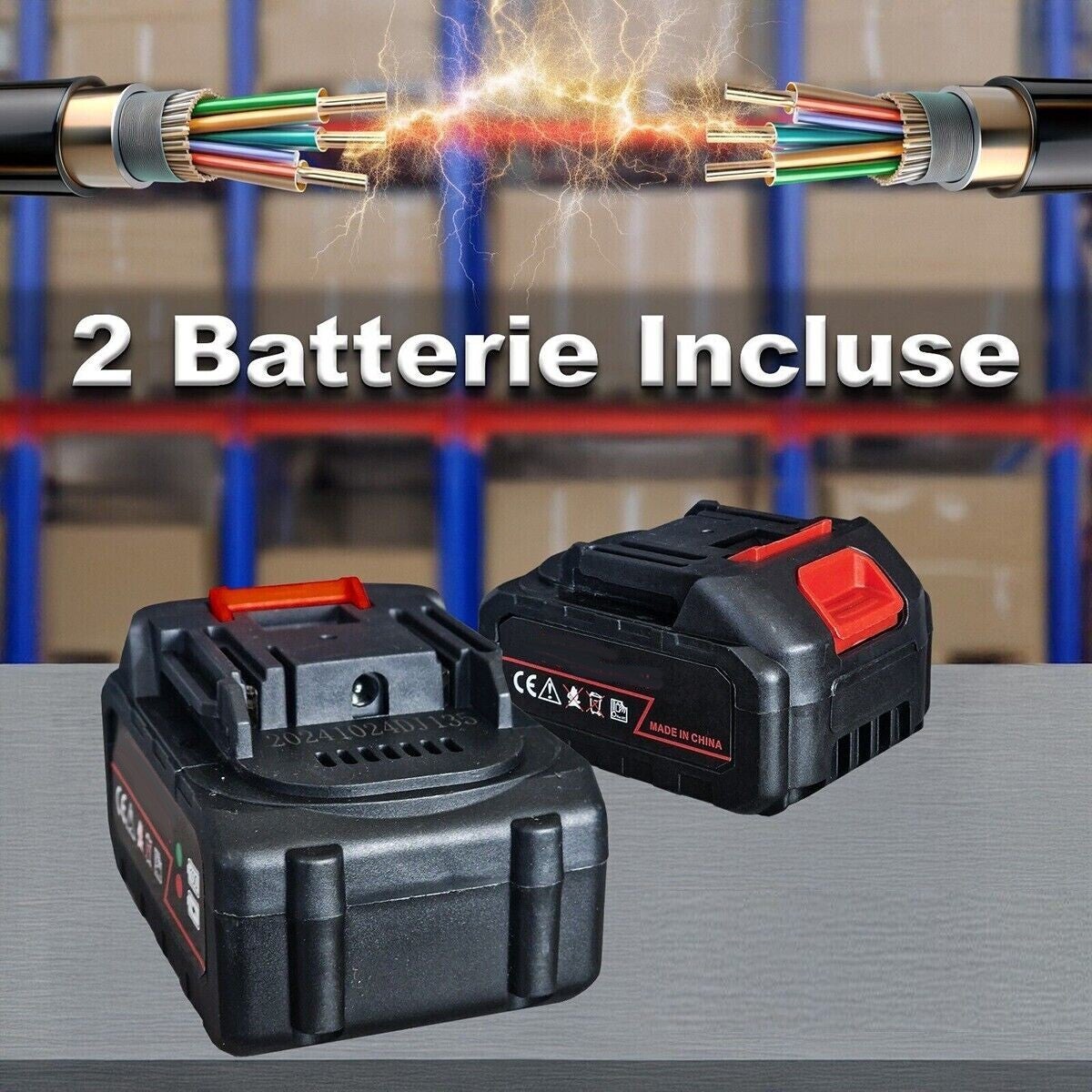 SOFFIATORE A DOPPIA BATTERIA 48 V PER FOGLIE ASCIUGATRICE TURBO VENTOLA PER AUTO - 9