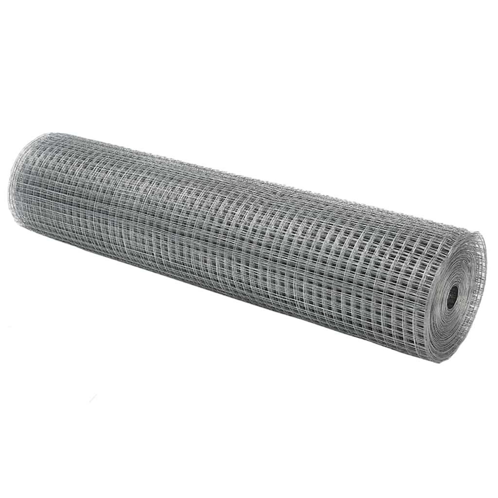 Clôture en fil d'acier soudé argenté 0,5 x 100 m - COMFORTXL - 5