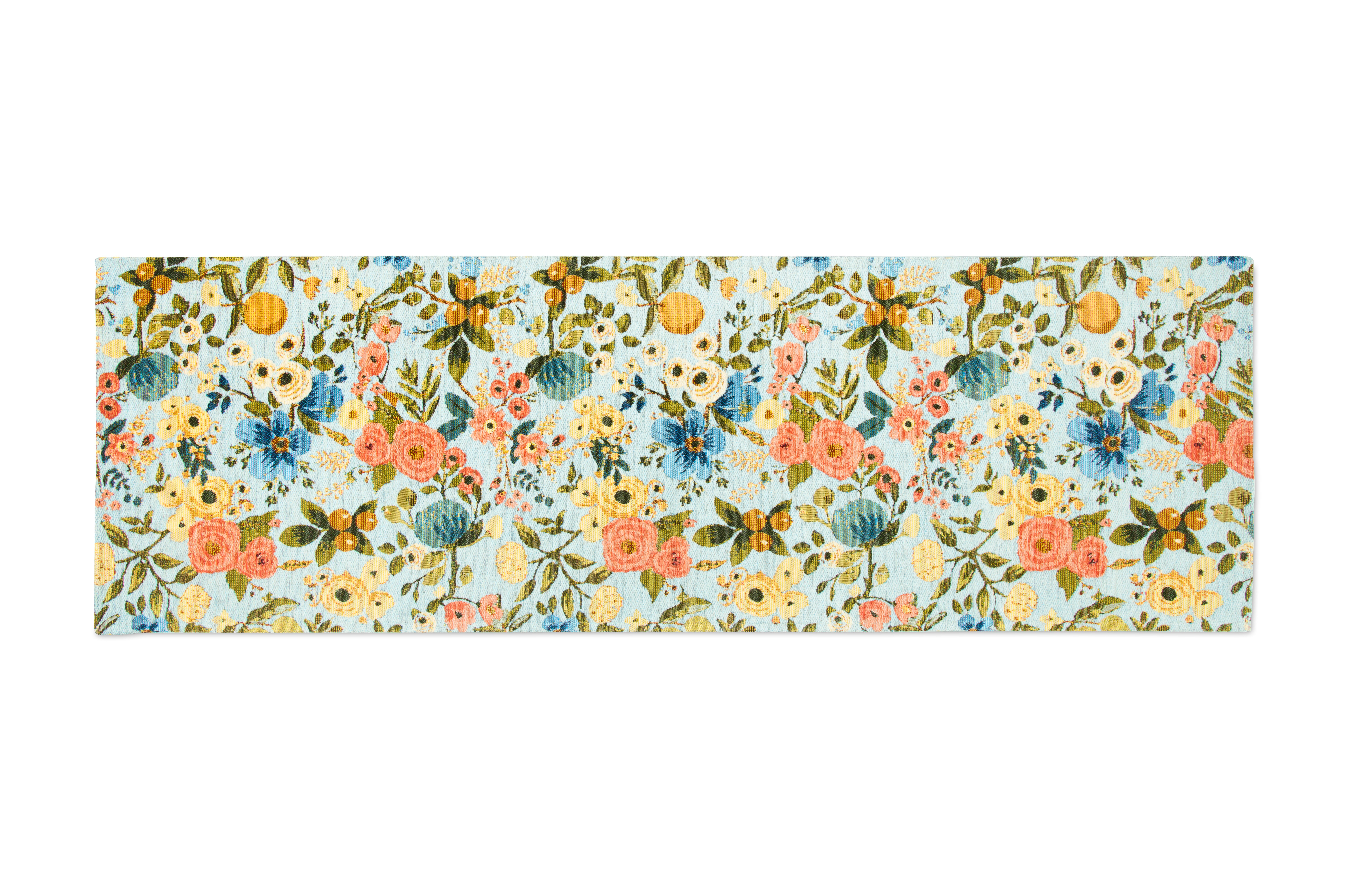 Passatoia Da Cucina Excelsa Con Motivo Limoni - 55x180 Cm, Tessuto Jacquard, Fondo Antiscivolo, Lavabile In Lavatrice
