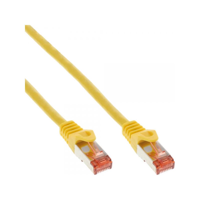 InLine Cavo Patch S/FTP Cat.8.1 1m – 40 Gb/s, 2000 MHz, Rame AWG 26, Guaina LSZH, Nero, Placcato Oro