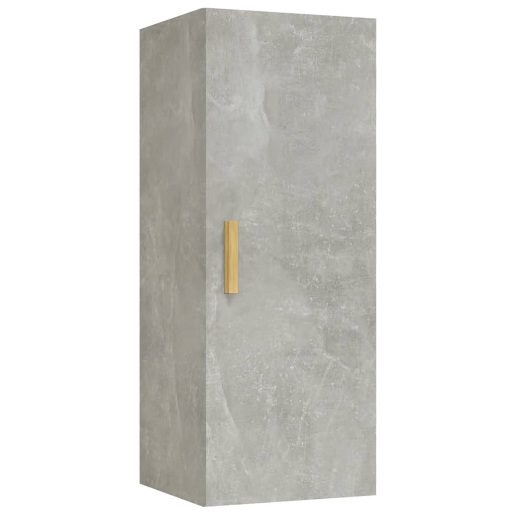 Armadietto A Muro VidaXL 60x31x70 Cm – Legno Multistrato Grigio Cemento, 2 Ante, Carico 60kg