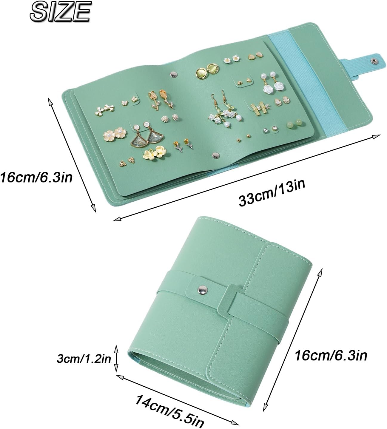 Organiseur De Voyage Pour Bijoux - Trousse De Rangement Rose, Boucles D'oreilles