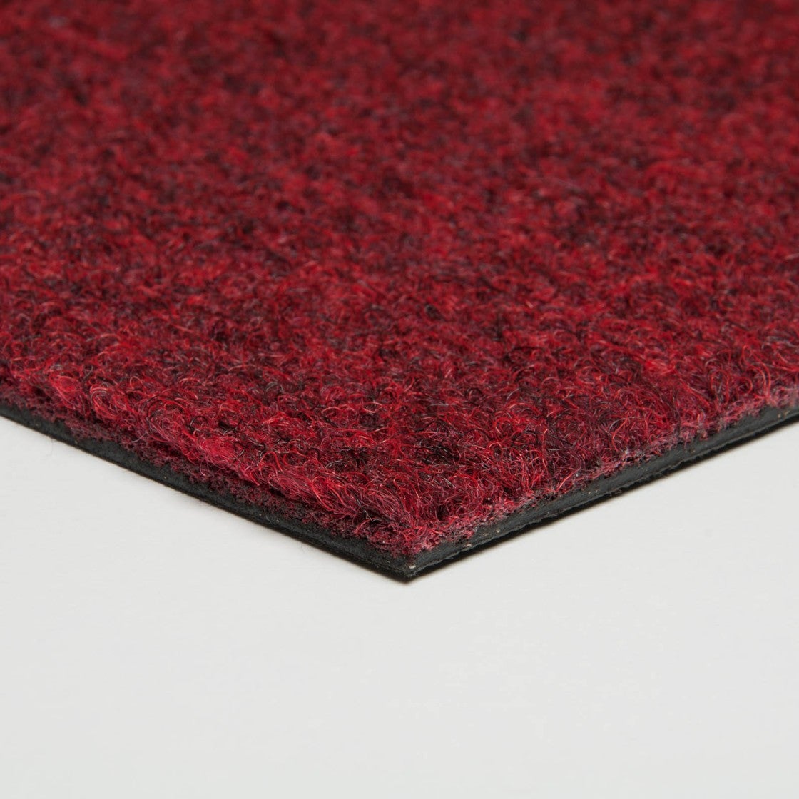 Dalles de moquette modulaires professionnelles, Dalle de moquette aiguilletée autoplombante sans colle, Moquette en dalles rouge pour bureau - 2