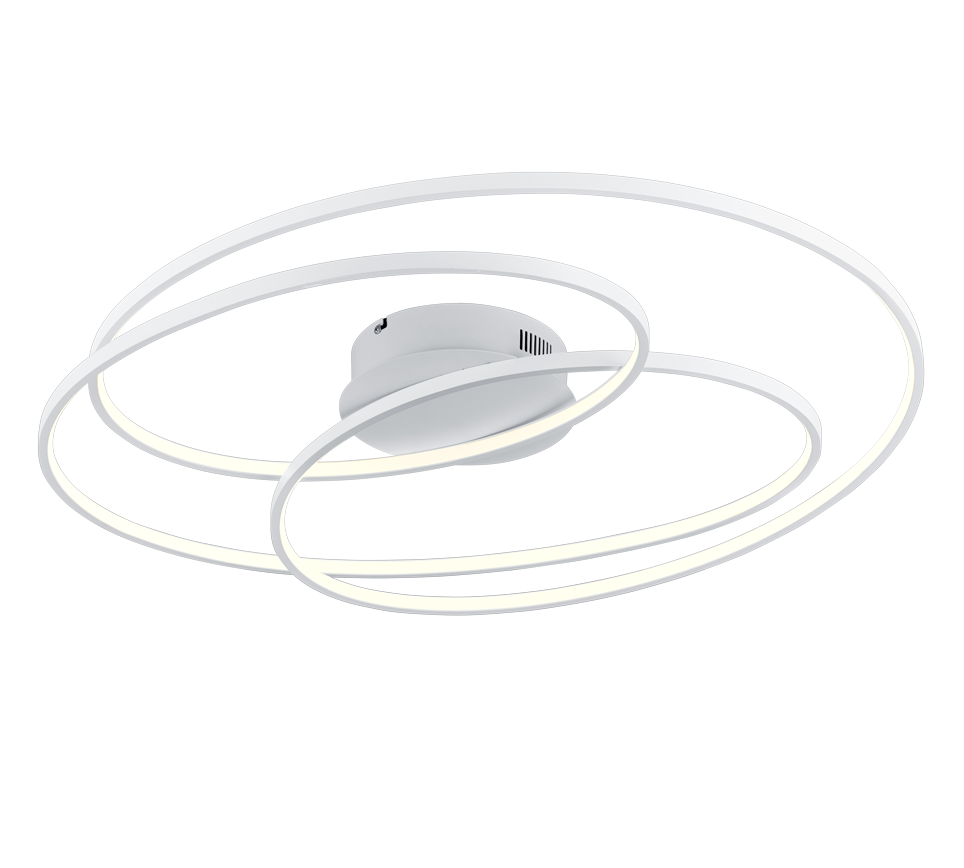 Lampa sufitowa LED GALE 50W Ciepła biel 5250lm metal biała wym:14,5x80x65cm IP20 Trio